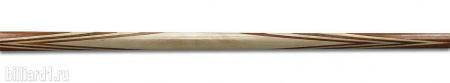 Бильярдный кий для русского бильярда Сокол мастера Медведева двухсоставной, 12 запилов (масарандуба, граб)