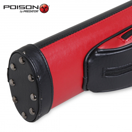 Тубус для кия Poison Armor 2х2 (красный, черный)