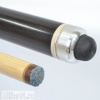 Бильярдный кий для русского бильярда Бэтмен, двухсоставной (граб, черный граб, падук)